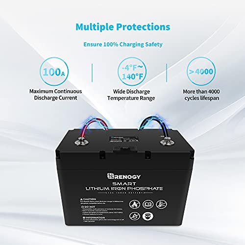 SOK 100Ah 12V LiFePO4 Deep Cycle Battery