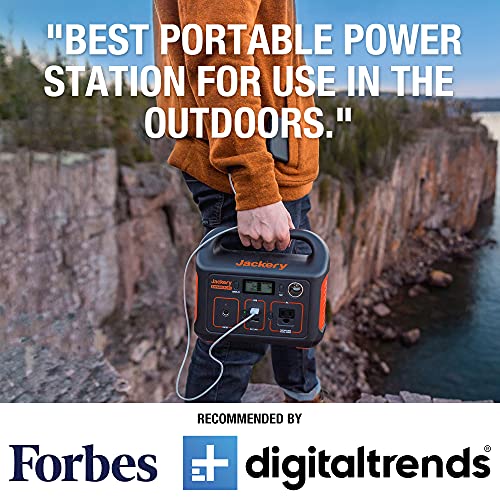 Jackery Portable Power Station Explorer 240, 240Wh Lithium Battery, 110V/200W Pure Sine Wave AC Outlet, Solar Generator (Solar Panel Not Included)